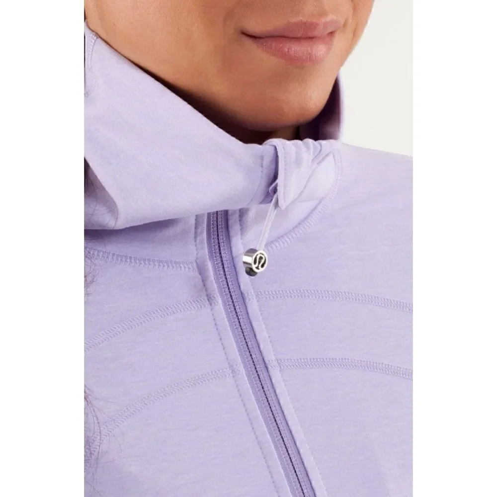 Lululemon In Stride Jacket Heathered Lilac Size 6 / excellent